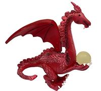Modern Fantasy Dragon Statue - Weather-Resistant Resin Sculpture for Garden, Porch, Patio & Lawn Decor - Unique Outdoor Home Decoration, Color A