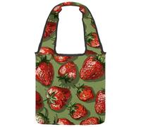 Modern Farmhouse Abstract Colorful Flower Canvas Tote Bag for Women, Medium Reusable Grocery Totes Washable and Eco-friendly