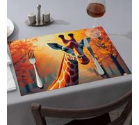 Modern Farmhouse Decor Longevity In The Golden Forest Dining Place Mats Golden Girls Gifts Kitchen & Table Linens(4PCS)