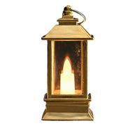 Modern Farmhouse Lantern Decor, LED Flickering Candle Lanterns for Christmas Halloween Wedding, Vintage Decorative Hanging Lantern for Living Room,Home,Indoor, Outdoor,Table,Fireplace Mantle Décor G
