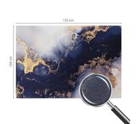 Modern Feature Wall Easy Install Wallpaper Abstract Navy Blue Beige Elegance