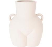 Modern Female Body Vase, Ceramic Nude Sculpture Flower Vase, Artistic Female Form, Shaped Decor for Living Room, Coffee Table, Mantel or Shelf, Available in Black, Cream & White (Cream)