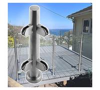Modern Fence Posts Versatile IndoorOutdoor Railing System with at & Hardware Perfect for Patios Dec Gars & Balconies