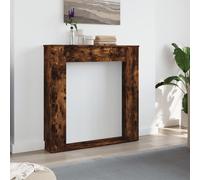 Modern Fireplace Surround Only Fire Place Frame Indoor Engineered Wood vidaXL