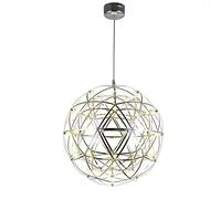 Modern Firework Globe Ceiling Light,Led Warm White Chandeliers Pendant Light,Hanging Light Star Ball for Dining Rooms Bedroom 18 D30cm