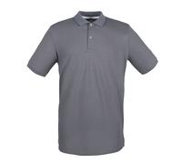 Modern Fit Cotton Pique Polo Shirt Henbury Dark Grey S