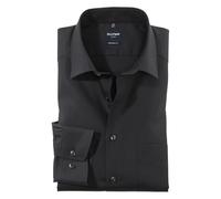Modern fit men's shirt with extra length sleeves - Black - 40