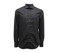 Modern Fit Shirt, male, Armani, Formal Shirts, Black, S, Shirts S