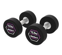 Modern Fitness 12.5Kg Pair Rubber Dumbbells (25Kg Total)