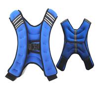 Modern Fitness 5Kg Weighted Running Vest - Blue - Reflective Safety Stripes & Adjustable Fit