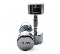 Modern Fitness Chrome Dumbbells Pairs 5kg 6kg 7kg 8kg 9kg 10kg (10, Kilograms)