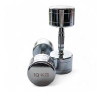 Modern Fitness Chrome Dumbbells Pairs 5kg 6kg 7kg 8kg 9kg 10kg (6, Kilograms)
