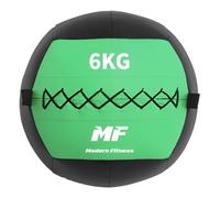 Modern Fitness Wall Ball Medicine Ball Premium Core Training Choose 5kg 6kg 7kg 8kg 9kg 10kg Durable and Hardwearing (6kg Green)