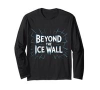 Modern Flat Earth Beliefs The World Beyond The Ice Wall Long Sleeve T-Shirt
