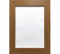 MODERN FLAT FRAMES WITH BRUSHED FINISH PHOTO PICTURE POSTER FRAME OAK HOME OFFICE WORK GIFT PRESENT 19X13