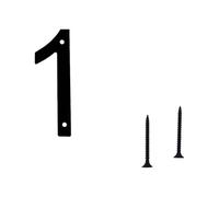 Modern Floating Houses Number Metal Rust-Proof Address Plaques For Outdoor Mailbox Yard Door Wall With Nails Set Home Address Number/plaques