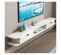 Modern Floating TV Unit with Door WallMounted Entertainment Center Large Storage TV Bench for Living Room Stylish 140CM TV Cabinet SpaceSaving Design