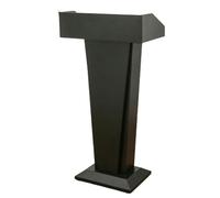 Modern Floor Podium Stand for Lecterns Luxury Pulpit for Conferences & Churches Portable Speaking Podium Black Tabletop Lectern Professional Presentation Support