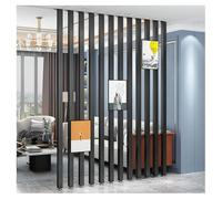 Modern Floor to Ceiling Metal Room Divider - Versatile Space Partition for Living Room Stylish Column Screen 110cm/43.3in Height Simple Design for Open Spaces