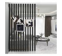 Modern Floor-to-Ceiling Room Divider, Metal Slat Partit Sn, Slish Columnar Wall Divider for Entrance Hall, 84.6in High, 12 Roots, Space-Saving Solut.