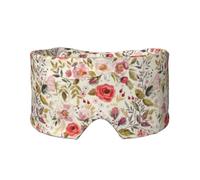 Modern Floral Print Sleep Eye and Ear Muffs Blocking for Home Office Camping Airplane Travel Nap Aid