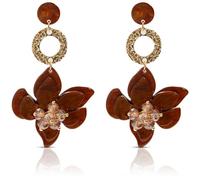 Modern Flower Earrings, Women's Earrings, Stylish Women's Wedding Ears, Pendant, Comfortable to Wear, Handmade Flowers