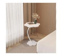 Modern Flower-Shaped Coffee Table Stylish Side Table for Living Room & Bedroom Versatile C-Shaped End Table Chic Sofa Table Ideal Nightstand & Accent Furniture