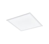 Modern Flush Ceiling Light With Remote Control - 20W Led In White Finish