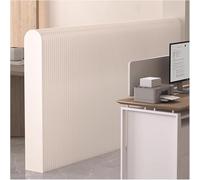 Modern Folding Room Divider Privacy Screen - Art Deco Partition For Home & Office, Stylish Space Separator, Versatile Privacy Solution White 400x78cm