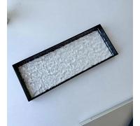 Modern For Glacier Pattern Acrylic Tray in Black for Organizing For Perfumes and Essential Oils, Sturdy and Lightweight Vanity Accessory with Multiple Size Choices (29.9cm*13cm*4cm)
