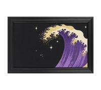 Modern Framed Canvas Wall Art - Classic European Style, Vintage Artwork Prints Ready to Hang Wall Decor, Japanese Style Waves Art Print for Living Room Hallway Decor, 24x16inch(60x40cm)