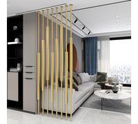 Modern Freestanding Room Divider Post 5/8 PCS No Drilling Floor-to-Ceiling Pillars Stylish Space Separator for Homes & Offices 160cm/63in Height (5pcs-B)