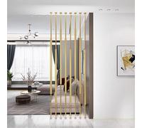 Modern Freestanding Room Divider Screen, Adjustable Floor to Ceiling Partition for Indoor Entrance Living-room Privacy