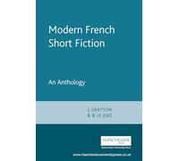 Modern French Short Fiction: An Anthology