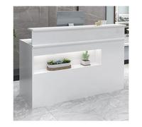 Modern Front Desk Reception Counter - Stylish Welcome Desk Checkout Reception Room Table - L80cm/31.4in - Ideal for Offices Hotels and Customer Service Areas
