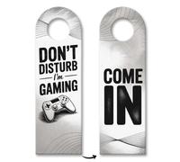 Modern Gaming Door Hanger - Don't disturb I'm gaming Perfect for Gamers and Game Enthusiasts