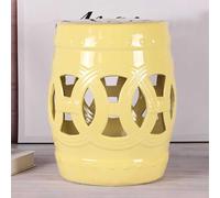 Modern Garden Stool Hollow Drum Design Outdoor Round Side Table Chinese Sle Shoe Chan Bench Detive Accent Table for Patio & Garden