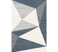 Modern Geo Blue Rug - Tokyo Collection RainbowHome Navy 230cm x 160cm