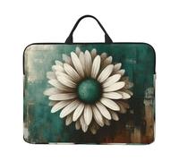 Modern-Geometric-Daisy 14-Inch Laptop Case, Portable Laptop Computer Sleeve With Zipper Closure