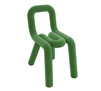 Modern Geometric Dining Chair - Decorative Vanity Stool for Bedroom, Contemporary Velvet Upholstered with Backrest, Livingroom Accent Chair