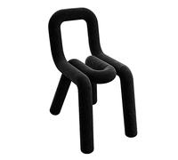 Modern Geometric Dining Chair - Decorative Vanity Stool for Bedroom, Contemporary Velvet Upholstered with Backrest, Livingroom Accent Chair