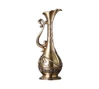 Modern Geometric Embossed Metal Vases Carving Farmhouses European Styles Flower Container Home Decors Display Vessel Embossed Metal Vases