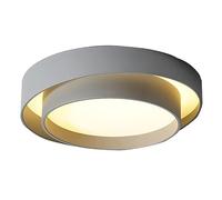 Modern Geometric Flush Mount Ceiling Light,dimmable Led Ceiling Light,Minimalist Round Ceiling Light Fixture,Boho Circular Ceiling Lamp For Bedroom Livingroom Hallway Bathroom Foyer(Grey,40cm/15.7")