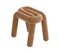 Modern Geometric Makeup Chair Creative Vanity Stool for Bedroom or Salon Stylish Dressing Table Seat Chic Cosmetic Chair (Color: A-5)