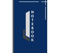Modern Geometric Notebook: Professional Navy Blue Journal: 6x9 Lined Composition Book | 100 Pages Matte Softcover | Minimalist Tech-Inspired Stationery for Office, School, and Creative Writing