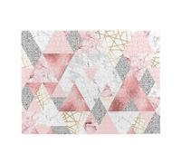 Modern Geometric Pattern,500 Pieces Puzzles for Adults-Wooden Jigsaw Puzzle for Adults Elderly