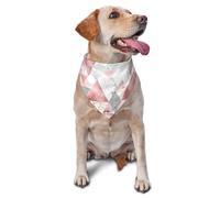 Modern Geometric PatternDog Bandanas Cat Puppy Scarfs Washable Pet Handkerchief