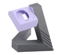Modern Geometric Silicone Charging Stand For Samsung For Galaxy Watch 8 Classic Provides Secure Positioning And Easy Watch Interaction(Gray purple)