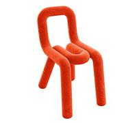 Modern Geometric Velvet Dining Chair - Stylish Upholstered Accent Stool for Bedroom & Living Room - Contemporary Backrest Vanity Chair Perfect for Home Decor & Comfort