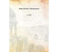 Modern Geometry 1920 [Hardcover]